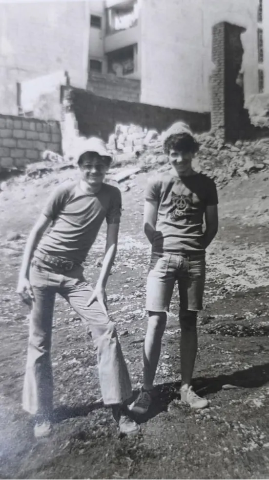 Foto antigua de abuelos